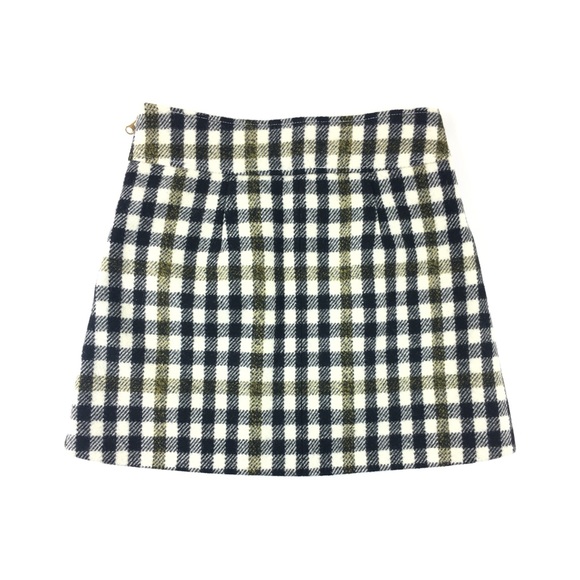 J. Crew • Oxford Check Mini-Skirt - Picture 5 of 6